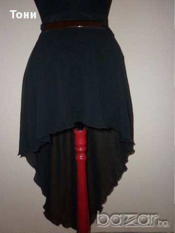Интересна италианска черна пола , снимка 11 - Поли - 15749681