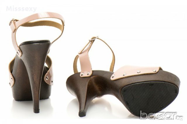 ПРОМО 🍊 VERSACE SPORTIVO 🍊 Дамски кожени сандали в пастелно розово 36 номер нови с кутия, снимка 7 - Сандали - 18828994