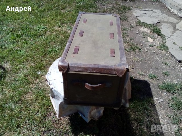 Стар военен сандък #2, снимка 2 - Антикварни и старинни предмети - 22689926