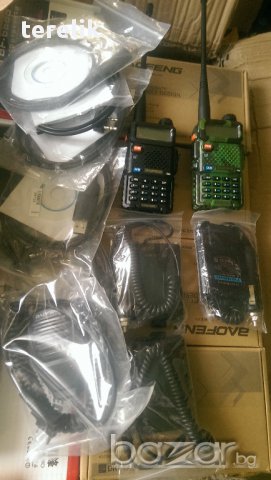 Нова Baofeng 5R 5w +3 подаръка 136-174 400-480 Mhz Радиостанция Pmr Fm фенерче, снимка 6 - Ножове - 14245919