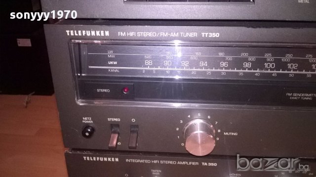 telefunken-tuner+deck+amplifier-ретро комплект-внос швеицария, снимка 8 - Ресийвъри, усилватели, смесителни пултове - 17998705