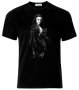 Мъжка тениска Dark Gothic Girl Witch With Cat, снимка 1 - Тениски - 21425020