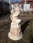 105. Статуя Ангелче с цветя воден ефект, снимка 1 - Градински мебели, декорация  - 21184386