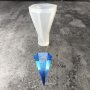 3D Висок конус кристал силиконов молд декорация украса фондан торта шоколад гипс смола бижута, снимка 2