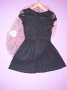 Черна дантелена рокля (H&M), снимка 3