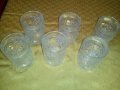 Релефни чаши за безалкохолно /вино/ кристал, снимка 3