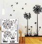 стикер лепенка за стена или гардероб с летящи глухарчета самозалепващ, снимка 4