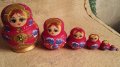 Руска Матрьошка - ръчно рисувана, снимка 3