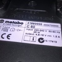 metabo c60 4.8-18v battery charger-внос швеицария, снимка 5 - Други инструменти - 19073690
