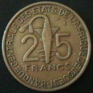 25 франка 1971, Западно Африкански Щати, снимка 1 - Нумизматика и бонистика - 7899343