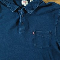 Levi's men's lapel cotton - страхотна мъжка тениска, снимка 4 - Тениски - 25876035
