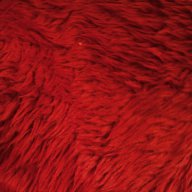 Изкуствен губер във вишнев цвят, снимка 2 - Покривки за легло - 11571908