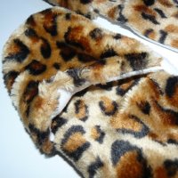 Шапка, шал, ръкавички Тигър – 3 в 1 – 56см, 3.5г до 7 години, снимка 4 - Шапки, шалове и ръкавици - 23956444