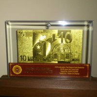 Сувенири 200 евро златни банкноти със серификат, снимка 3 - Нумизматика и бонистика - 7063248