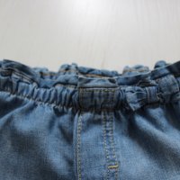 Дънкови летни панталони H&M, снимка 4 - Панталони и долнища за бебе - 25209815