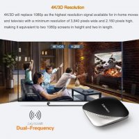 X88 PRO 4GB RAM 32 GB ROM Android 9 4KHDR/3D TV Box 2.4G/5GWiFi RK3318 Медиа Плеър Bluetooth v4.0, снимка 3 - Плейъри, домашно кино, прожектори - 25685499