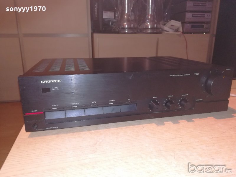 grundig v301 stereo amplifier-внос швеицария, снимка 1