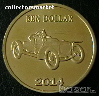 1 долар 2014(Руссо Балт 1909),  Сейнт Еустатиус, снимка 1