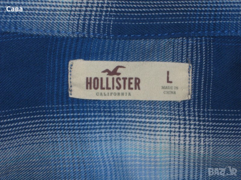 Риза HOLLISTER   мъжка,Л, снимка 1