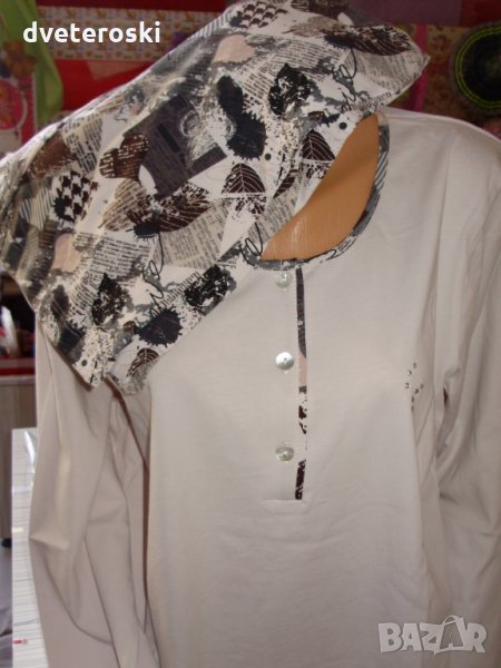 Дамска пижама с дълъг ръкав ХЛ , снимка 1