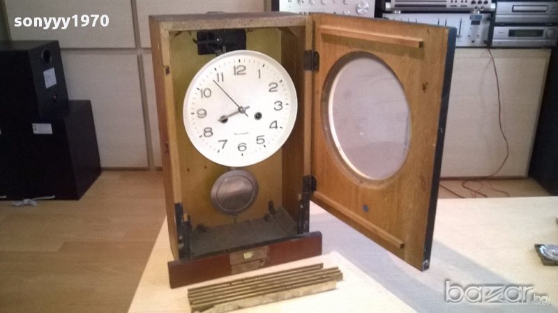 АНТИК-Руски ретро часовник-за ремонт за колекция-47х30х15см, снимка 1