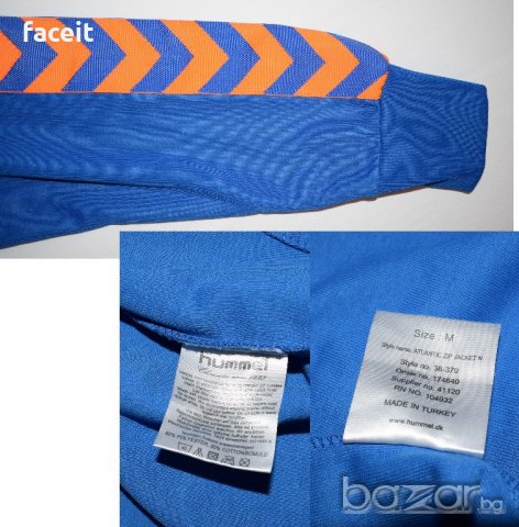Hummel - Atlantic Zip Jacket N - 100% Оригинално горнище / Хумел, снимка 9 - Спортни дрехи, екипи - 21034936