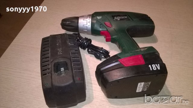 Parkside germany 18v-машина с батерия и зарядно-внос швеицария, снимка 4 - Други инструменти - 18201934