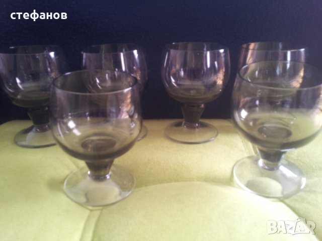 Стъклени чашки за концентрат, коняк 6 бр комплект, снимка 4 - Чаши - 24116549