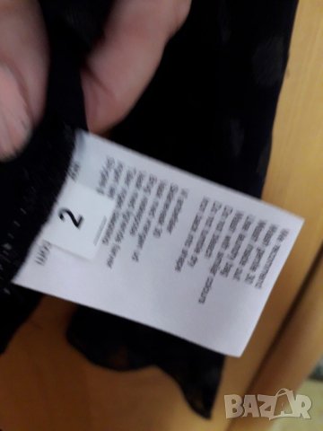 Дамска бутикова прозрачна черна риза с дълъг ръкав, снимка 3 - Жилетки - 22317707