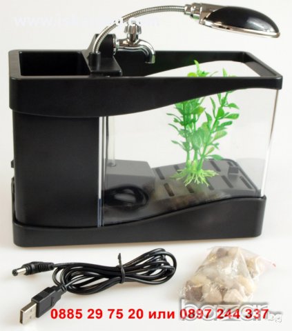 USB Аквариум за Бюро - код 1125, снимка 3 - Друга електроника - 12236052