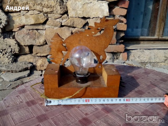Нощна лапма, снимка 3 - Антикварни и старинни предмети - 19442767