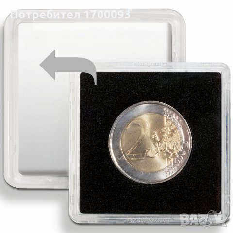 Капсули за монети Quadrum Стандарт на Leuchtturm - Германия , снимка 3 - Нумизматика и бонистика - 24099266