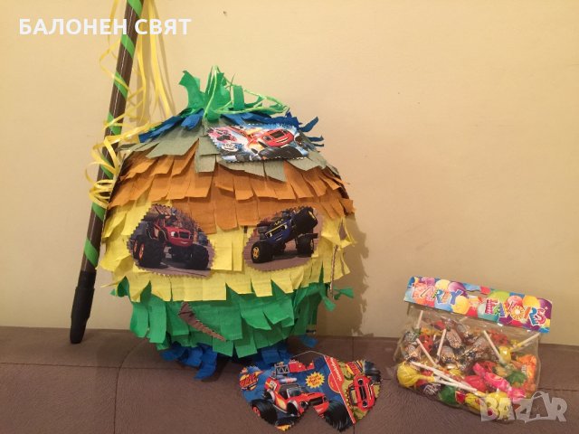 Голяма Пинята Маккуин Колите само за 19.90 лв Бърза Изработка и Доставка, снимка 6 - Други игри - 26111290