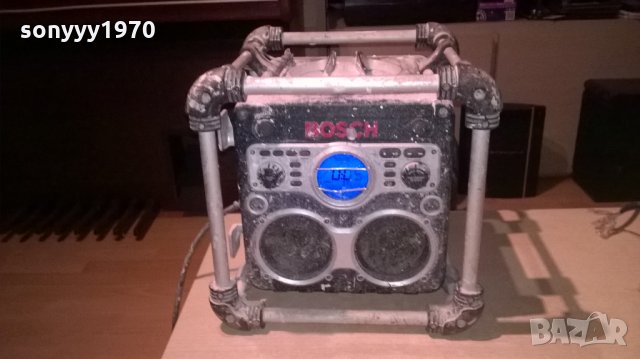 bosch-голямо строително радио-37х37х37см-внос франция, снимка 3 - Ресийвъри, усилватели, смесителни пултове - 23453541