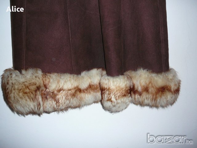 Дамски кожух - естествена овча кожа - размер М, снимка 10 - Палта, манта - 8722697