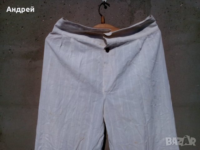 Старинен кенарен панталон, снимка 2 - Антикварни и старинни предмети - 24353507