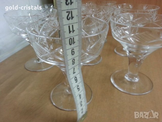 Кристални чаши за вино гравирани, снимка 4 - Сервизи - 22662075
