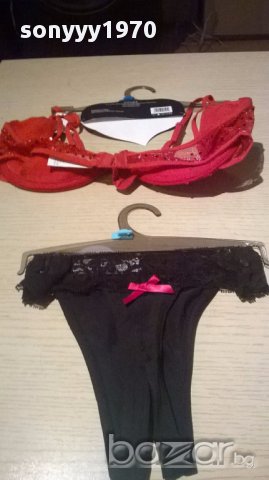 SEXY-Бикини с отворено дъно+сутиен-нов комплект, снимка 5 - Бельо - 13731174