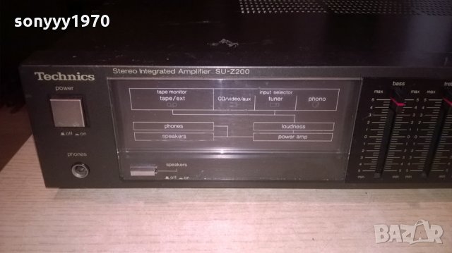 technics su-z200 stereo amplifier-внос швеицария, снимка 3 - Ресийвъри, усилватели, смесителни пултове - 23868735