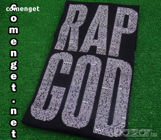 New! Уникална мъжка тениска на Eminem / Еминем от серията Rap God! Поръчай тениска С Твоя Снимка!, снимка 2 - Тениски - 12443956