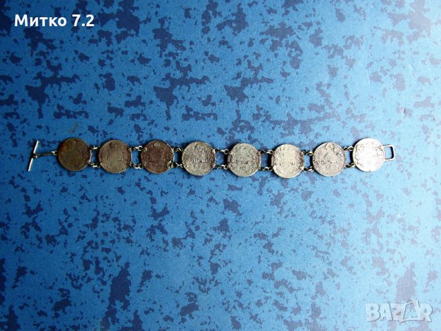 сребърна гривна - 11, снимка 3 - Гривни - 23731915