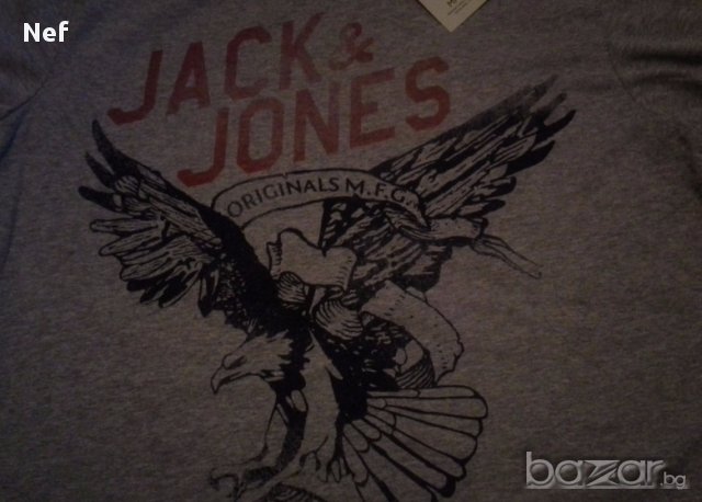  Тениска Jack & Jones Leith Tee , снимка 5 - Тениски - 14446058