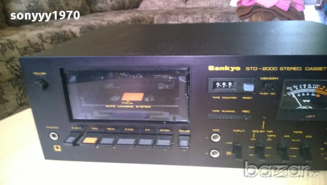 sankyo std-2000 stereo cassette deck-made in japan-9.2 кг-внос швеицария, снимка 15 - Декове - 10272155