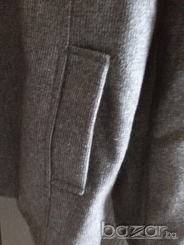 тъмно сиво палтенце - голям размер, снимка 2 - Палта, манта - 15951294