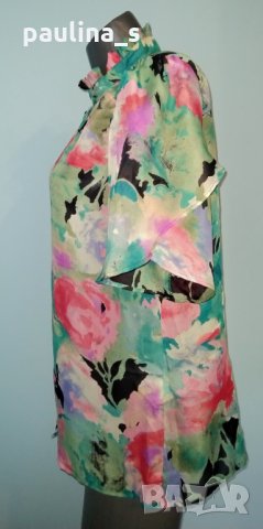 Копринена риза "Streets" / голям размер , снимка 4 - Ризи - 25857835