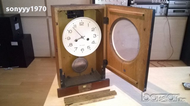 АНТИК-Руски ретро часовник-за ремонт за колекция-47х30х15см