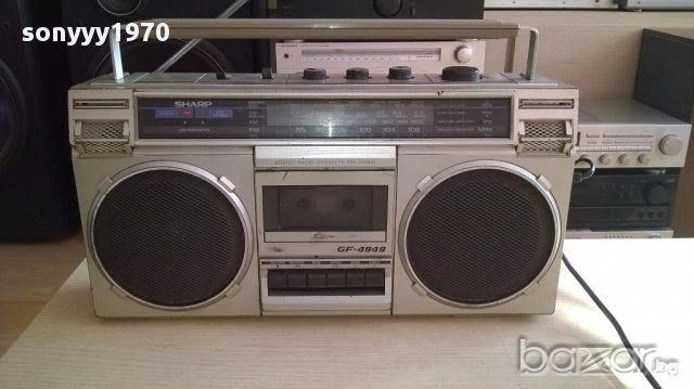 OLD-Ретро колекция от sharp gf-4949zg-внос швеицария, снимка 5 - Радиокасетофони, транзистори - 17082817