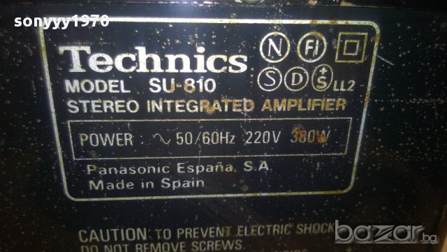 technics su-810-stereo amplifier-380watts-внос от швеицария, снимка 8 - Сватбени рокли - 9213011
