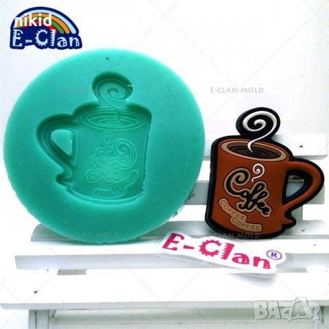 чаша Кафе coffee силиконов молд форма декорация торта фондан шоколад и др