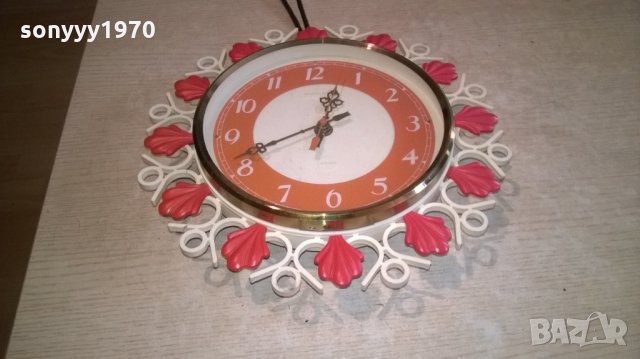 руска антика-28см-ретро часовник, снимка 2 - Колекции - 25251063